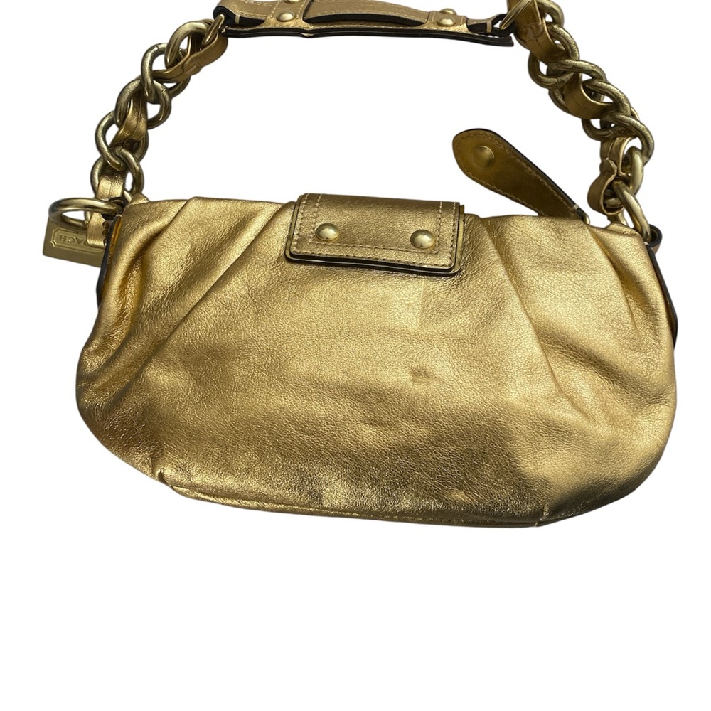 COACH Amanda Pippa 13594 Turnlock Gold Chain Bag - Rare Metallic Y2K Purse - Picture 5 of 12